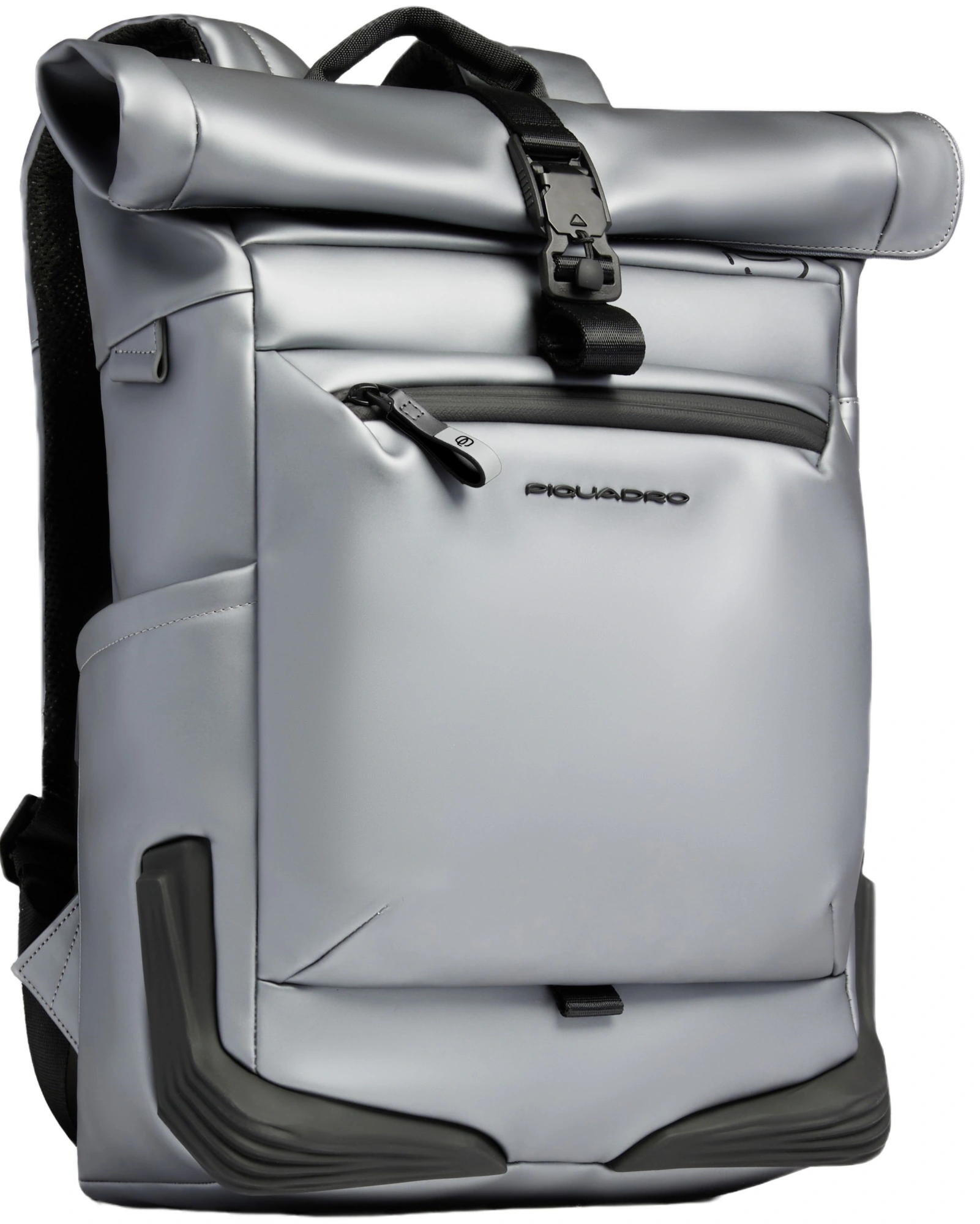 Рюкзак мужской Piquadro C20W CA6291C2OWS/MGR роллтоп серебристый/черный полиуретан