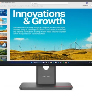 Монитор Lenovo 23.8" ThinkVision P24QD-40 черный IPS LED 4ms 16:9 HDMI матовая HAS Piv 1500:1 300cd 178гр/178гр 2560x1440 120Hz DP QHD USB