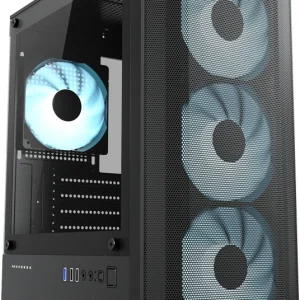 Корпус Accord ACC-195M черный без БП mATX 2xUSB2.0 1xUSB3.0 audio bott PSU