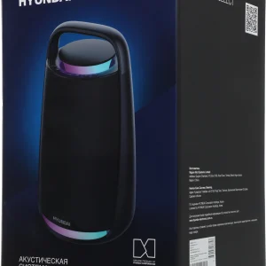 Минисистема Hyundai Select H-MC1242 черный 160Вт USB BT