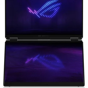 Ноутбук Asus ROG Zephyrus Duo 16 GX651AX-SR117W Core Ultra 9 386H 64Gb SSD1Tb NVIDIA GeForce RTX 5090 24Gb 16" OLED Touch 3K (2880x1800) Windows 11 Home dk.grey WiFi BT Cam Bag (90NR0NT2-M00520)