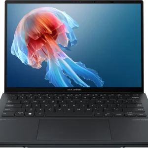 Ноутбук Asus ZenBook Duo UX8406CA-QL345X Core Ultra 7 255H 32Gb SSD1Tb Intel Arc 14" OLED Touch WUXGA (1920x1200) Windows 11 Pro dk.grey WiFi BT Cam Bag (90NB14X1-M00M30)