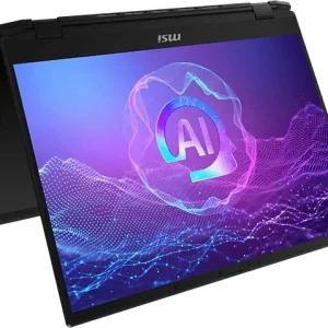 Ноутбук MSI Summit Pro 16 AI A2HVETG-085RU Core Ultra 7 255H 32Gb SSD1Tb NVIDIA GeForce RTX4050 6Gb 16" IPS Touch QHD+ (2560x1600) Windows 11 Pro black WiFi BT Cam (9S7-159631-085)