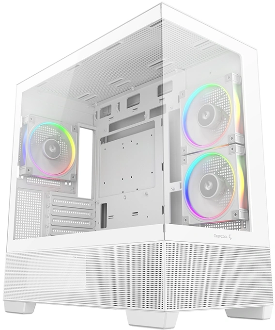 Корпус Deepcool CG380 3F WH белый без БП mATX 6x120mm 3x140mm 2xUSB3.0 audio bott PSU
