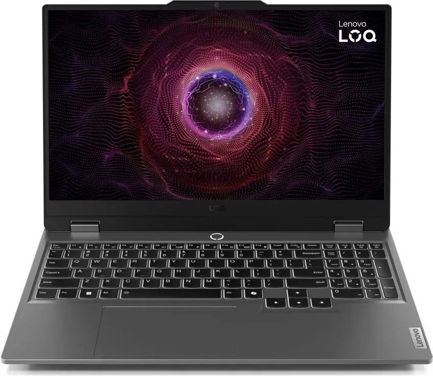 Ноутбук Lenovo LOQ 15ARP9 Ryzen 5 7235HS 16Gb SSD512Gb NVIDIA GeForce RTX 3050 6Gb 15.6" IPS FHD (1920x1080) без ОС grey WiFi BT Cam (83JC0057PS)