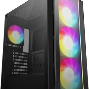 Корпус Deepcool Matrexx 55 V4 С черный без БП ATX 7x120mm 2x140mm 1xUSB3.0 audio bott PSU