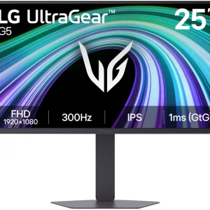 Монитор LG 25" UltraGear 25G550B-B черный IPS LED 1ms 16:9 HDMI матовая HAS Piv 1000:1 300cd 178гр/178гр 1920x1080 FHD 4.8кг