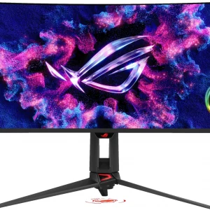 Монитор Asus 34" ROG Swift PG34WCDN черный QD OLED LED 21:9 HDMI матовая HAS Piv 1300cd 178гр/178гр 3440x1440 360Hz DP 2K USB 8.3кг