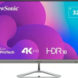 Монитор ViewSonic 31.5" VX3276-4K-MHD-2 черный VA LED 16:9 HDMI M/M матовая 350cd 178гр/178гр 3840x2160 DP 4K 6.9кг
