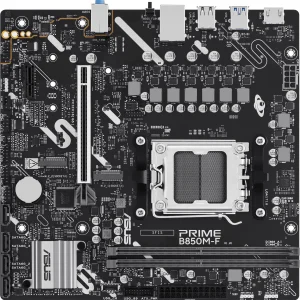 Материнская плата Asus PRIME B850M-F Socket AM5 AMD B850 2xDDR5 mATX AC`97 8ch(7.1) GbLAN RAID+VGA+HDMI
