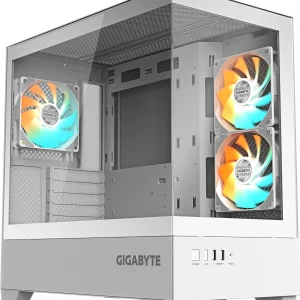 Корпус Gigabyte C201PI белый без БП mATX 9x120mm 3x140mm 2xUSB3.0 audio bott PSU
