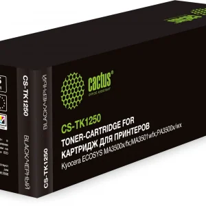 Картридж лазерный Cactus CS-TK1250 TK-1250 черный (3000стр.) для Kyocera Ecosys PA3500x/PA3500wx/MA3500x/MA3500fx/MA3501wifx