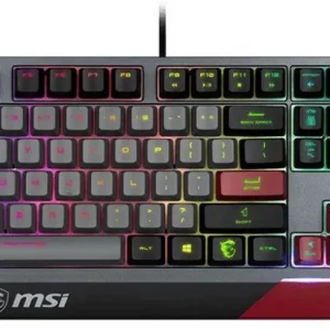 Клавиатура MSI GK30 INFRARED механическая черный/красный USB for gamer LED (S11-04RUF01-CLA)