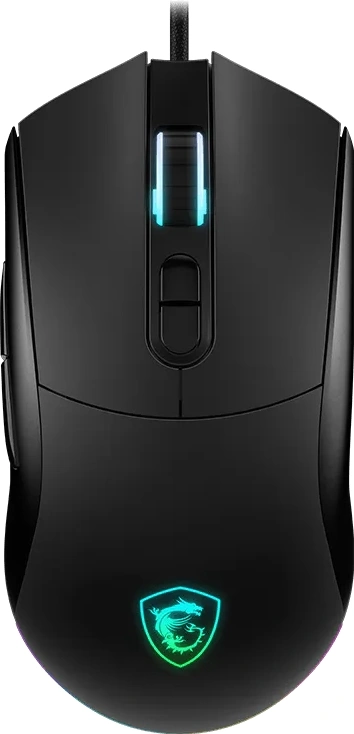 Мышь MSI Forge GM320 черный оптическая 12800dpi USB (S12-0402530-HH9)