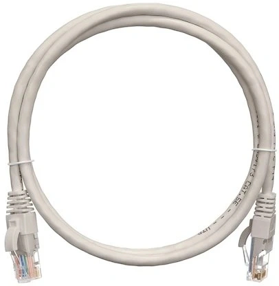 Патч-корд Nikomax NMC-PC4UD55B-020-C-GY U/UTP RJ-45 вил.-вилка RJ-45 кат.5E 2м серый LSZH