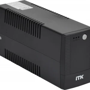 Источник бесперебойного питания ITK Electra EST-1000VA-1-001-S-L 600Вт 1000ВА черный
