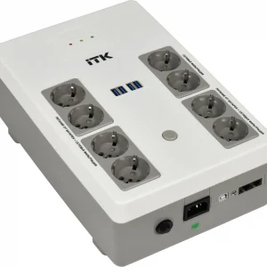 Источник бесперебойного питания ITK Electra EST8-600VA-1-001-L 360Вт 600ВА черный