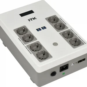 Источник бесперебойного питания ITK Electra EST8-800VA-1-001 480Вт 800ВА черный