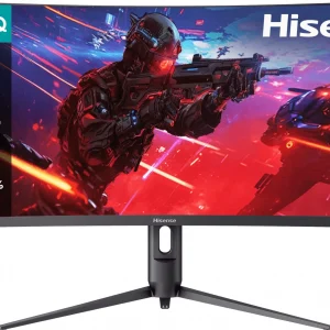 Монитор Hisense 34" 34G6Q PRO светло-серый VA LED 1ms 21:9 HDMI M/M матовая HAS 3000:1 320cd 89гр/89гр 3840x2160 240Hz DP 4K USB 6.7кг