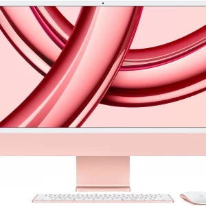 Моноблок Apple iMac A2873 24" 4.5K M3 8 core (4) 8Gb SSD512Gb 10 core GPU macOS WiFi BT 143W клавиатура мышь Cam розовый 4480x2520