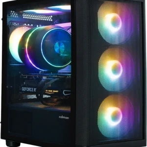 ZALMAN M4 SE, MATX, BLACK, WINDOW, 1xCombo (3.5`` or 2.5``), 1x3.5", 2x2.5", 2xUSB2.0,1xUSB3.0, FRONT 3x120mm FRGB, TOP 2x120mm FRGB, REAR 1x120mm FRGB