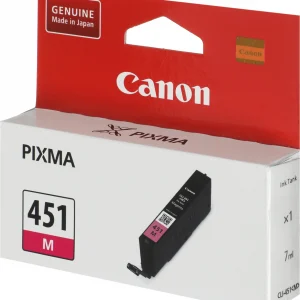Картридж струйный Canon CLI-451M 6525B001 пурпурный (333стр.) (7мл) для Canon Pixma iP7240/MG6340/MG5440