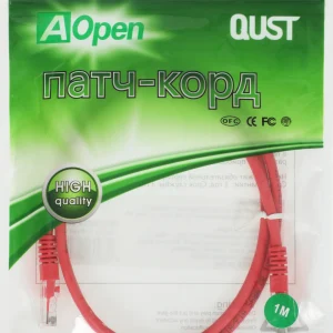 Патч-корд ANP511_1M_R UTP 4 пары cat5E CCA molded 1м красный outdoor RJ-45 (m)-RJ-45 (m)