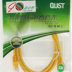 Патч-корд ANP511_2M_Y UTP 4 пары cat5E CCA molded 2м желтый outdoor RJ-45 (m)-RJ-45 (m)