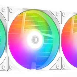 Система водяного охлаждения ID-Cooling FX360 TD Wh ARGB Soc-AM5/AM4/1200/1700/1851 белый 4-pin 27.2dB Al+Cu LCD 350W Ret (FX360 TD WHITE)