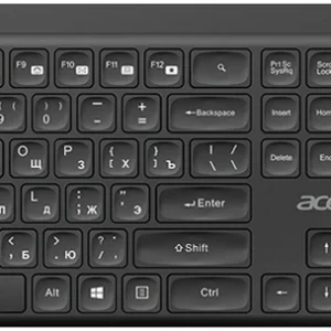 Клавиатура + мышь Acer OCC502 клав:черный мышь:черный USB беспроводная Multimedia (ZL.ACC11.00J)