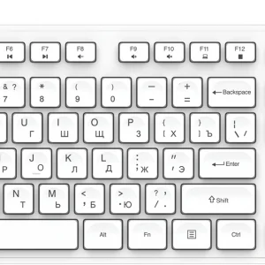 Клавиатура Acer OKW503 белый USB Multimedia (ZL.KBD11.00Q) кабель 1.8м