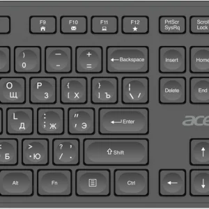 Клавиатура + мышь Acer OCC503 клав:черный мышь:черный USB беспроводная Multimedia (ZL.ACC11.00K)