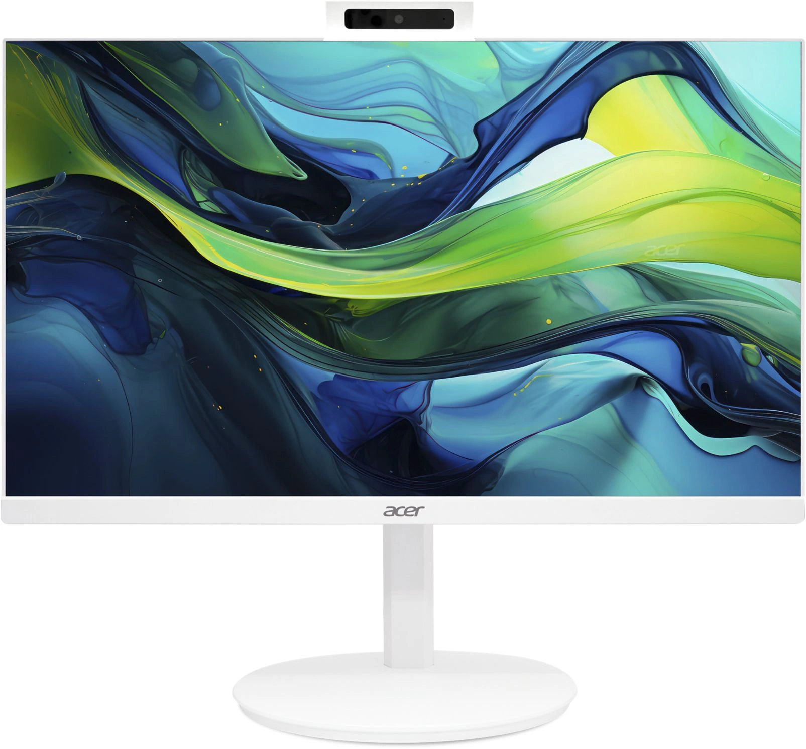 Моноблок Acer Aspire C27A-P1MTL 27" Full HD Core Ultra 5 115U (1.5) 16Gb SSD512Gb Arc graphics CR Eshell GbitEth WiFi BT клавиатура мышь Cam белый 1920x1080