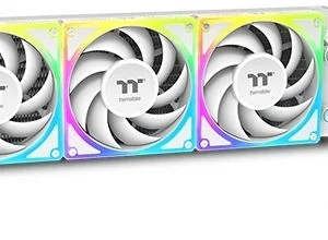 Система водяного охлаждения Thermaltake MAGCurve 360 Ultra Snow ARGB Soc-AM5/AM4/1200/1700/1851 белый 4-pin Al LCD Ret (CL-W454- PL12SW-A)