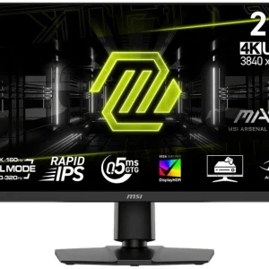 Монитор MSI 27" Mag 272URDF E16 черный IPS LED 16:9 HDMI матовая HAS Piv 1000:1 400cd 178гр/178гр 3840x2160 160Hz DP 4K USB 7.4кг