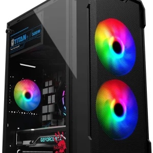 Корпус Bloody CC-129 черный без БП mATX 1x80mm 2x120mm 1xUSB2.0 1xUSB3.0 audio
