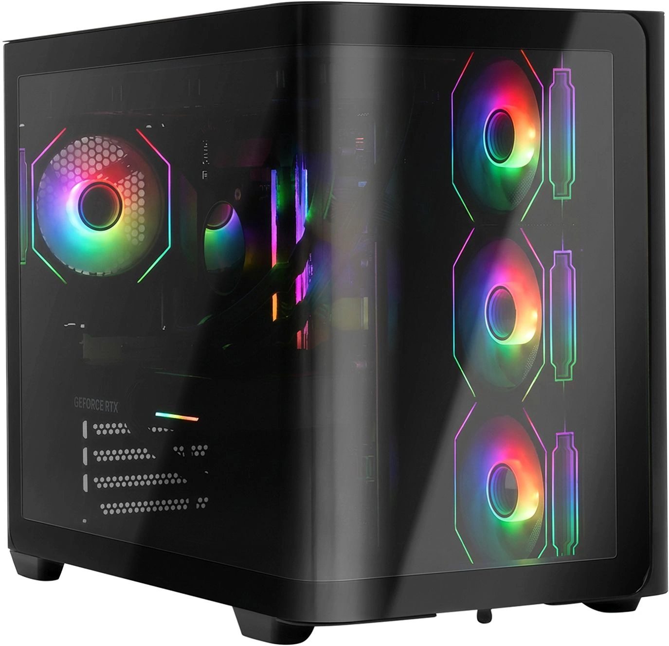 ПК Bloody BD-PC CZ79V3 MT Core i9 14900KF (3.2) 64Gb SSD1Tb RTX5080 16Gb Windows 11 Home 64 2.5xGbitEth WiFi BT 1000W черный (RUS) (2170117)