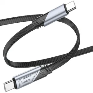 Кабель Hoco U119 Machine 60W charging data cable Type-C to Ty 05021 USB Type-C (m)-USB Type-C (m) 1.2м черный