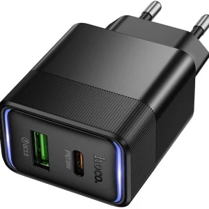 Сетевое зар./устр. Hoco CS112A Lounge PD30W+QC3.0 30W (PD+QC) черный (80387)