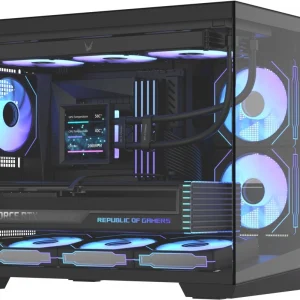 Корпус Formula Crystal Z4M Plus черный без БП mATX 2x120mm 1xUSB2.0 1xUSB3.0 audio bott PSU