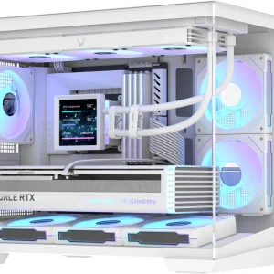 Корпус Formula Crystal Z4M Plus белый без БП mATX 2x120mm 1xUSB2.0 1xUSB3.0 audio bott PSU