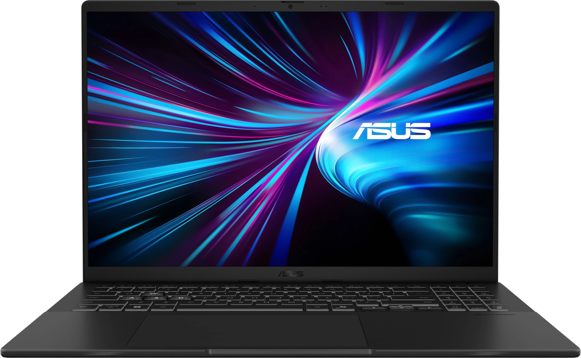Ноутбук Asus V16 V3607VH-TK185 Core 5 210H 16Gb SSD512Gb NVIDIA GeForce RTX5050 8Gb 16" IPS WUXGA (1920x1200) без ОС black WiFi BT Cam (90NB16L1-M00FR0)