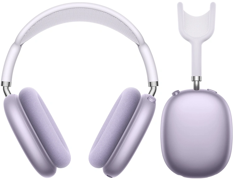 Наушники мониторные Hoco W65 TWS фиолетовый беспроводные bluetooth оголовье (50434)