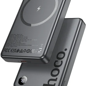 Мобильный аккумулятор Hoco Q34 Clever 10000mAh 20W 3A серый (44068)