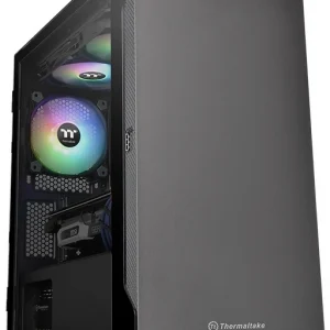 Корпус Thermaltake S100 TG черный без БП mATX 11x120mm 7x140mm 2xUSB3.0 audio bott PSU