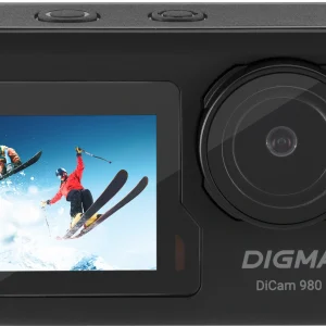 Экшн-камера Digma DiCam 980 1xCMOS 12Mpix черный