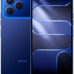 Смартфон Tecno Spark 50 128Gb 8Gb синий моноблок 3G 4G 2Sim 6.67" 720x1600 Android 16 50Mpix 802.11 a/b/g/n/ac/ax NFC GPS GSM900/1800 GSM1900 Protect FM microSD max2048Gb