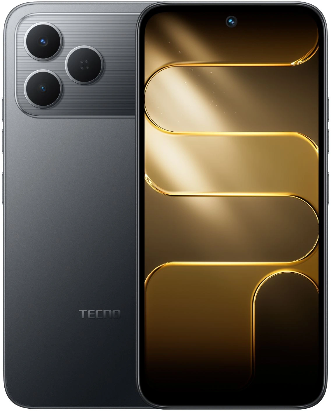 Смартфон Tecno Spark 50 128Gb 8Gb черный моноблок 3G 4G 2Sim 6.67" 720x1600 Android 16 50Mpix 802.11 a/b/g/n/ac/ax NFC GPS GSM900/1800 GSM1900 Protect FM microSD max2048Gb