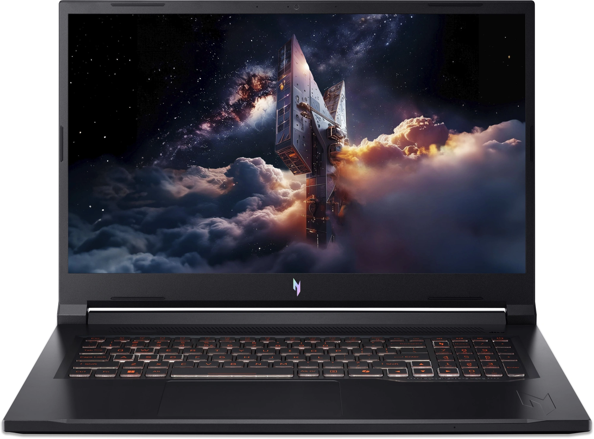 Ноутбук Acer Nitro V 17 AI ANV17-41-R1TV Ryzen 5 240 16Gb SSD1Tb NVIDIA GeForce RTX5050 8Gb 17" IPS WUXGA (1920x1200) без ОС black WiFi BT Cam (NH.QYTCD.005)