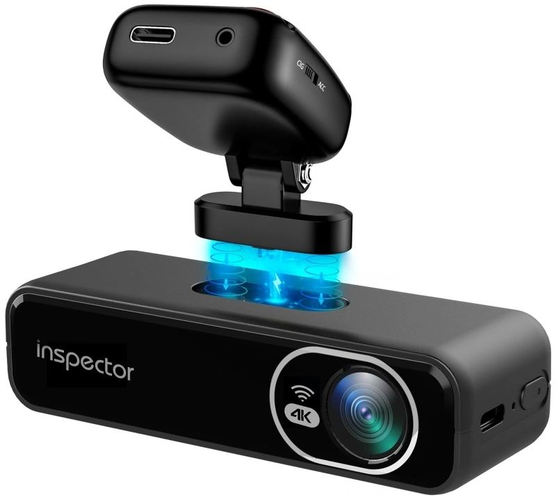 Видеорегистратор Inspector UHD-450 черный 2160x3840 2160p 155гр. Allwinner V536